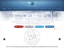 Tablet Screenshot of airgeneral.com